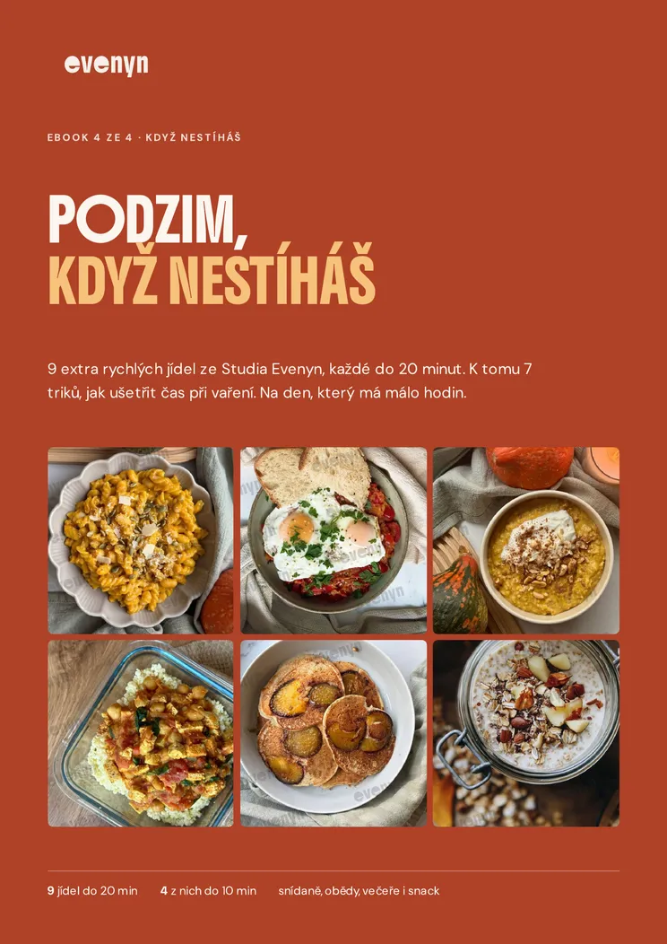Titulní strana ebooku Podzim, když nestíháš